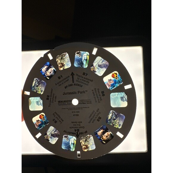 1993 View-Master Jurassic Park 3 Reel Set 3D Pictures Complete - Picture 9 of 10